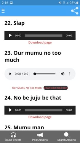 Download Funny Sound Effects для Android — скриншот 4