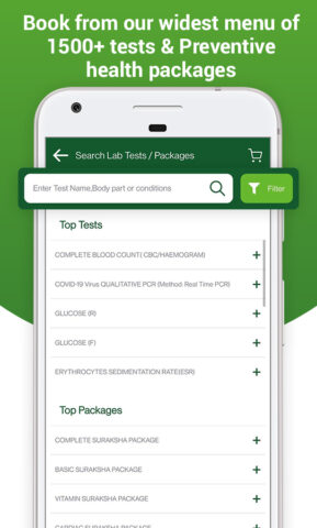 Dr B Lal Labs — Blood Test для Android — скриншот 2