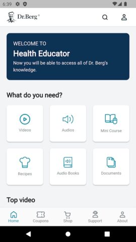 Dr. Berg для Android — скриншот 1
