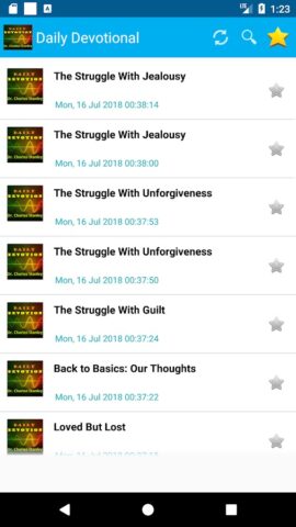 Dr. Charles Stanley Devotional для Android — скриншот 1