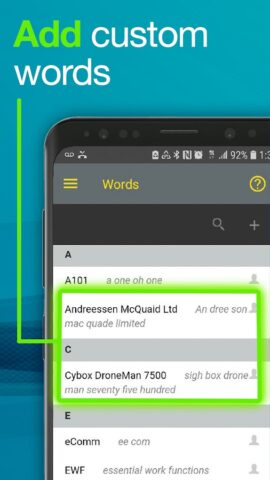 Dragon Anywhere для Android — скриншот 4
