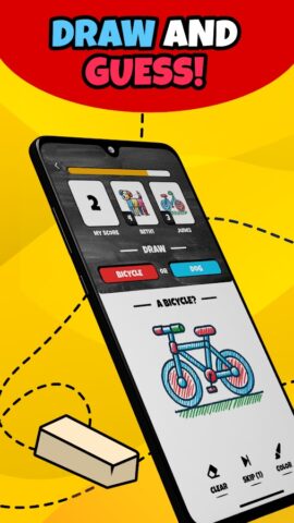 Нарисуй и Отгадай Мультиплеер для Android — скриншот 1