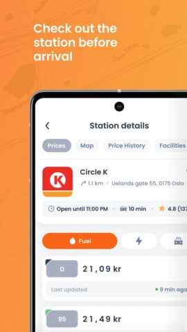 DrivstoffAppen для Android — скриншот 3