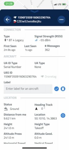 Drone Scanner для iOS — скриншот 2