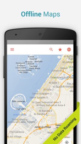 Dubai Offline City Map для Android — скриншот 1