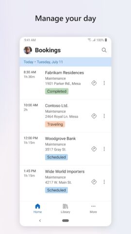 Field Service (Dynamics 365) для Android — скриншот 1