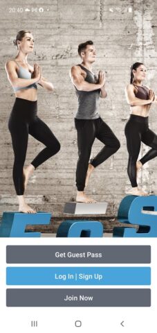 EōS Fitness для Android — скриншот 1