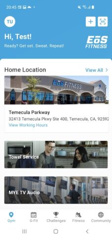 EōS Fitness для Android — скриншот 2