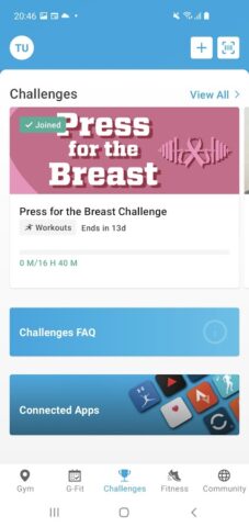 EōS Fitness для Android — скриншот 3