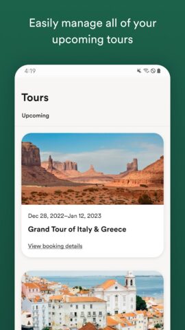 EF Go Ahead Tours для Android — скриншот 3