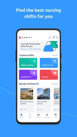 ESHYFT — Per Diem Nursing для Android — скриншот 2