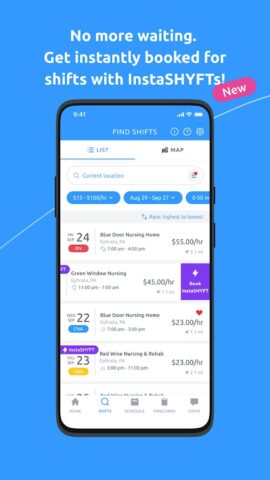 ESHYFT — Per Diem Nursing для Android — скриншот 4