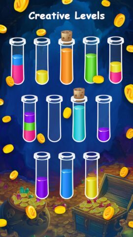 Earn Money — Water Sort Puzzle для Android — скриншот 2