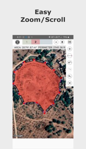 Easy Area : Land Area Measure для Android — скриншот 2
