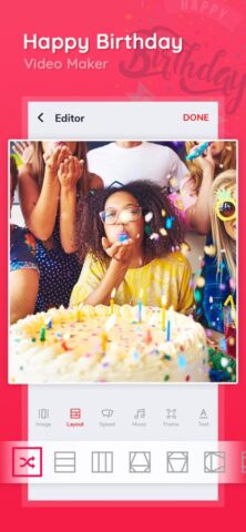 Easy Birthday Video Maker Song для iOS — скриншот 2