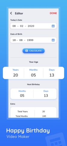 Easy Birthday Video Maker Song для iOS — скриншот 4