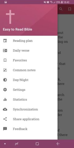 Easy to read understand Bible для Android — скриншот 1