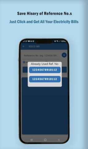 Electricity Bill Viewer для Android — скриншот 4