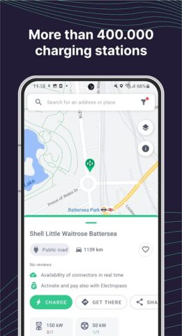 Electromaps: Charging stations для Android — скриншот 3