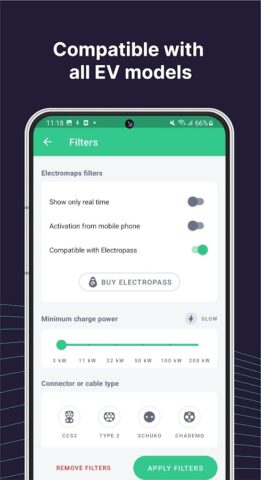 Electromaps: Charging stations для Android — скриншот 4
