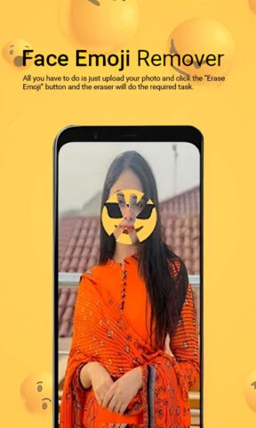 Emoji Remover from Photo для Android — скриншот 1