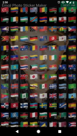 Фоторедактор стикеров Emoji для Android — скриншот 5