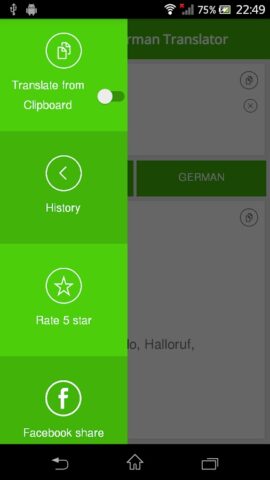 English German Translator для Android — скриншот 5