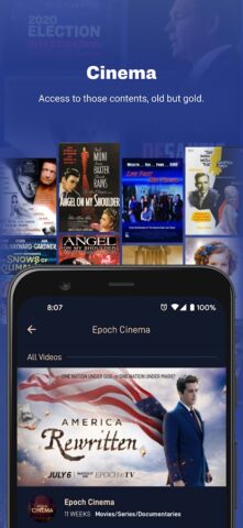 Epoch TV для Android — скриншот 3