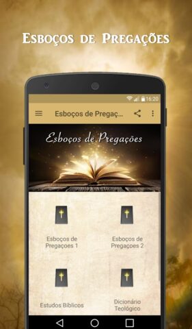 Esboços de Pregações для Android — скриншот 1