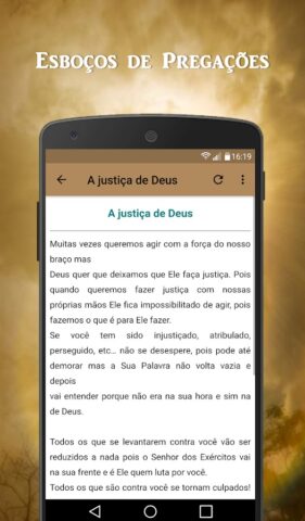 Esboços de Pregações для Android — скриншот 5