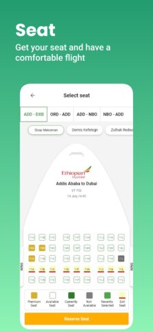 Ethiopian Airlines для Android — скриншот 4
