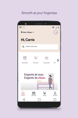 European Wax Center для Android — скриншот 1