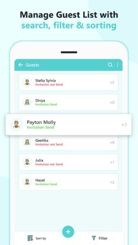 Event Planner — Guests, Todo для Android — скриншот 5