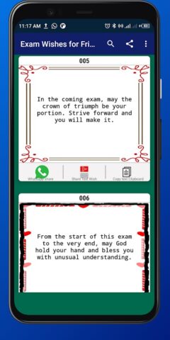 Exam Success Wishes для Android — скриншот 3