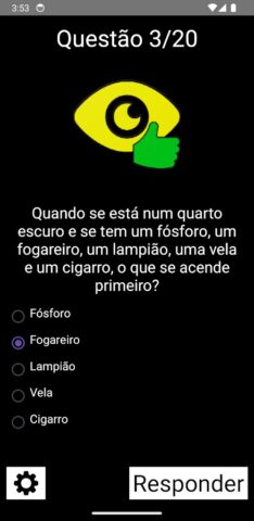 Exame Psicotecnico для Android — скриншот 2