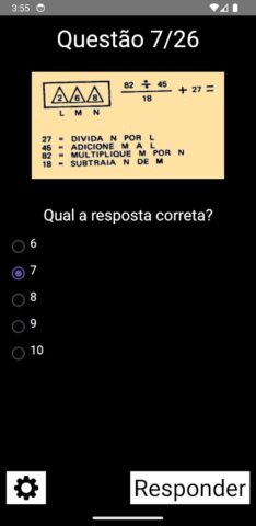 Exame Psicotecnico для Android — скриншот 5