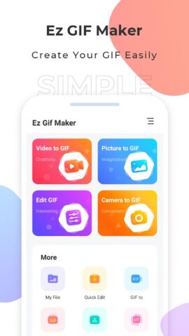 Ez GIF Maker: Convertor&Editor для Android — скриншот 1