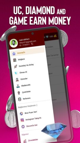 FF Reward — Зарабатывай алмазы для Android — скриншот 2