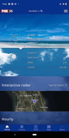FOX 35 Orlando Storm Team для Android — скриншот 1