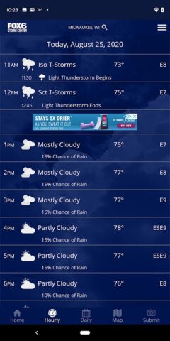 FOX6 Milwaukee: Weather для Android — скриншот 2