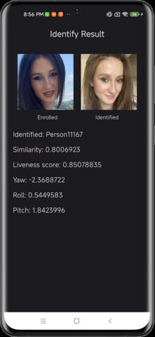 Face Recognition для Android — скриншот 2