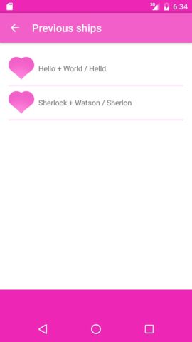 Fandom Ship Names Generator для Android — скриншот 5