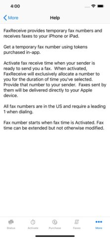 FaxReceive — receive fax app для iOS — скриншот 3