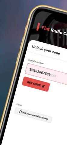 код магнитолы Фиат для Android — скриншот 1