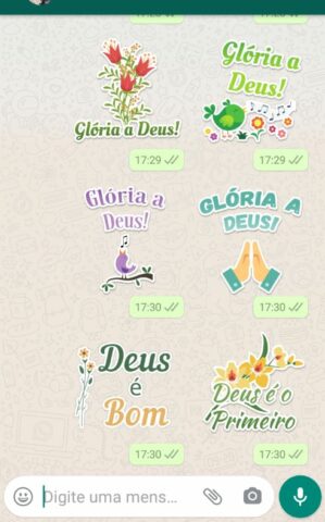 Figurinhas Gospel для Android — скриншот 2