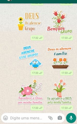 Figurinhas Gospel для Android — скриншот 5