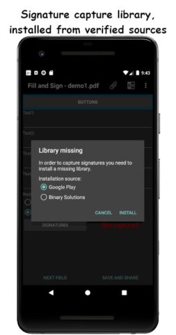 Заполняйте и подписывайте PDF для Android — скриншот 5