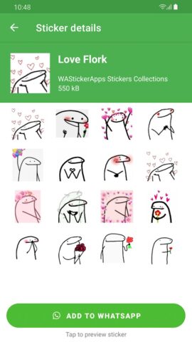 Flork Стикеры WAStickerApps для Android — скриншот 2