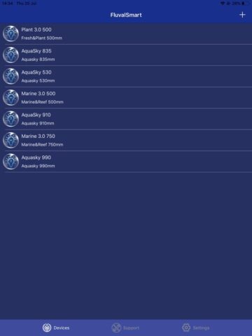 FluvalSmart для iOS — скриншот 1