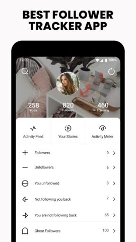 FollowMeter for Instagram для Android — скриншот 1
